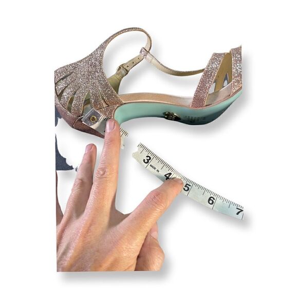 Betsey Johnson - Blue Bottom Champagne Heels - Picture 9 of 9